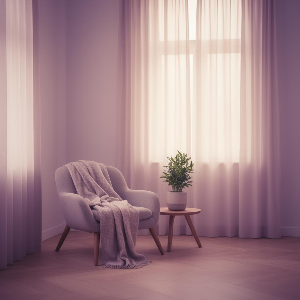 Ambiente acolhedor de terapia